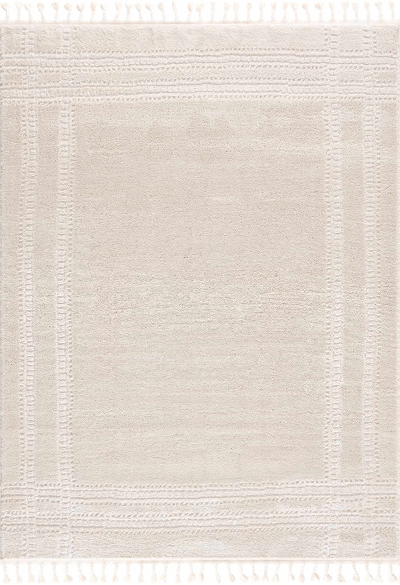 Ryuu Ivory Carved Area Rug