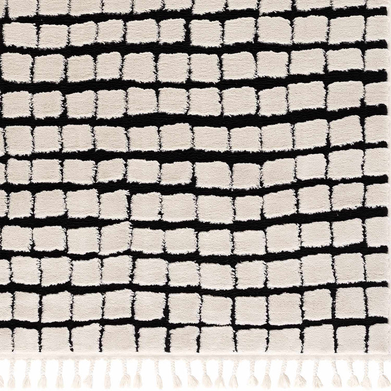 Teshi Plush Grid Area Rug - Promo