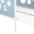 Devan 60" L-Shape Bunk Bed with Cut Out Panels