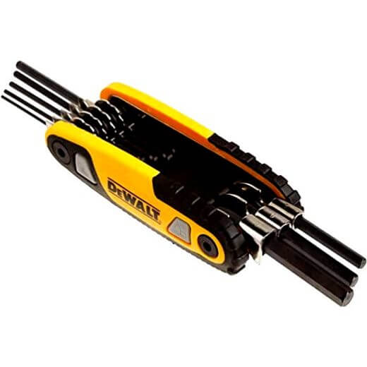 DEWALT DWHT70263M Folding Locking Hex Key Set Sae