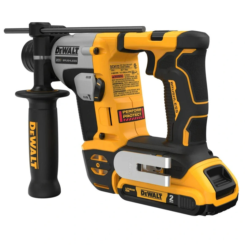 DEWALT DCH172D2 ATOMIC™ 20V MAX* 5/8 in. Brushless Cordless SDS PLUS Rotary Hammer Kit