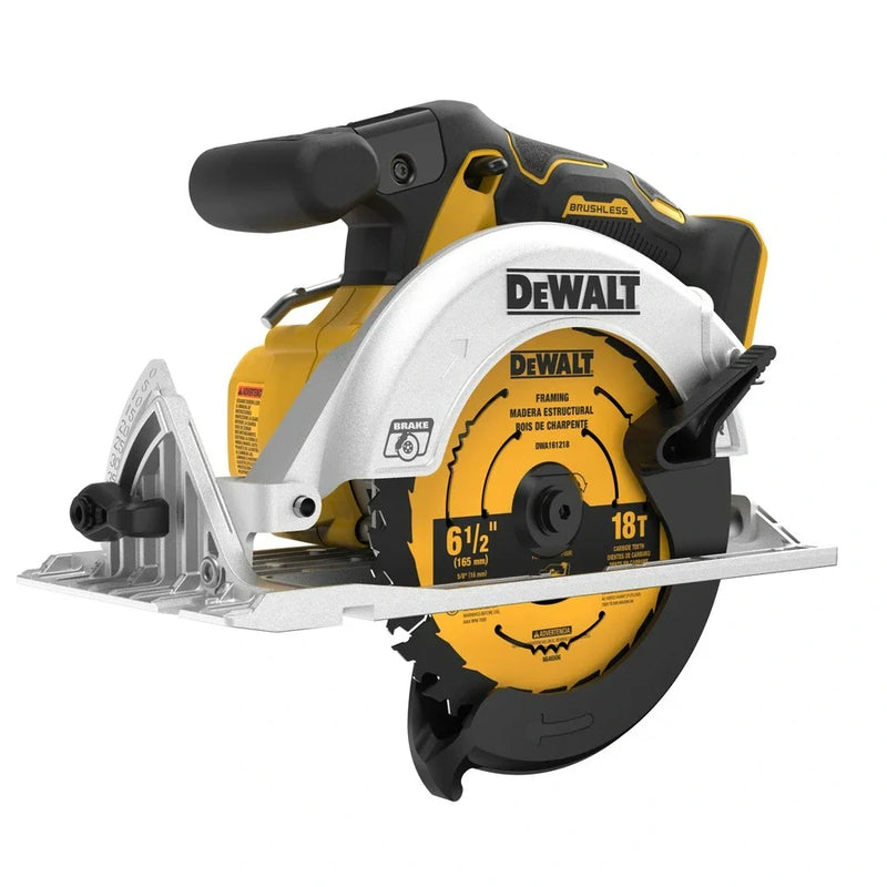 DEWALT DCS565B 20V MAX* XR® 6-1/2 in. Brushless Cordless Circular Saw (Tool Only)