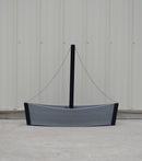 3 foot Decorative Sailboat Flower Pot, (Flower Planter)