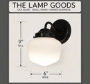 Schoolhouse Sconce Wall Light by The Lamp Goods