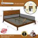 Serenity Solid Wood Bed Frame by Megsu