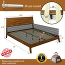 Serenity Solid Wood Bed Frame by Megsu