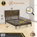 Sierra Solid Wood Bed Frame by Megsu