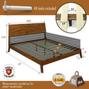 Serenity Solid Wood Bed Frame