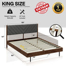 Astoria Solid Wood Bed Frame by Megsu