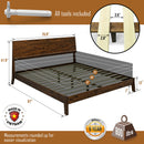 Serenity Solid Wood Bed Frame