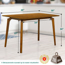 Acacia Verve 48" Solid Wood Dining Table - Ideal Kitchen Table for 4 by Megsu