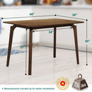 Acacia Verve 48" Solid Wood Dining Table - Ideal Kitchen Table for 4 by Megsu