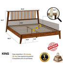 Kaylin Solid Wood Bed Frame by Megsu