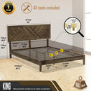 Sierra Solid Wood Bed Frame by Megsu