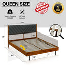 Astoria Solid Wood Bed Frame by Megsu