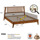 Kaylin Solid Wood Bed Frame