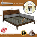 Serenity Solid Wood Bed Frame by Megsu