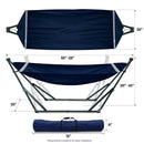 Tranquillo Universal Canvas Hammock Medium Size for Ultimate Comfort and Style by Megsu