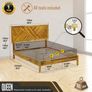 Sierra Solid Wood Bed Frame by Megsu