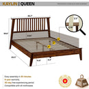 Kaylin Solid Wood Bed Frame