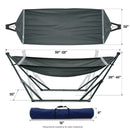 Tranquillo Universal Canvas Hammock Medium Size for Ultimate Comfort and Style by Megsu