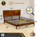 Sierra Solid Wood Bed Frame by Megsu