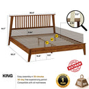 Kaylin Solid Wood Bed Frame by Megsu