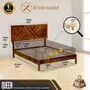 Sierra Solid Wood Bed Frame by Megsu