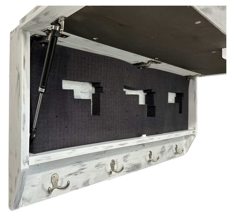 Coat Rack Hidden Gun Storage - Winter Tree