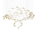 DIY Fallen Leaf Chandelier