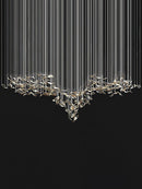 DIY Fallen Leaf Chandelier