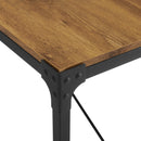 Angle Iron 44" Trestle Style Dining Bench