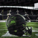 DK Metcalf Autographed Seattle Seahawks Eclipse Speed Full-Size Football Helmet by Dynasty Sports & Framing
