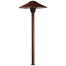 DL03 12V AC/DC Aluminum Low Voltage Landscape Lighting Mushroom Path Light by Kings Outdoor Lighting