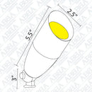 DL05 30 Pack 12V Low Voltage LED Smooth Bullet Directional Outdoor Aluminum Spotlight with 5W 3000K Bulb