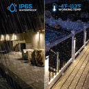 DLA01 12-Pack Brown 2.5W Low Voltage 3000K Warm White Integrated  LED Outdoor Half Moon Aluminum Deck Lights Package, 12V LED Step Fence Landscape Lights