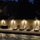 DLA01 12-Pack Black 2.5W Low Voltage 3000K Warm White Integrated LED Outdoor Half Moon Aluminum Deck Lights Package, 12V LED Step Fence Landscape Lights