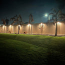 DLA04 12-Pack 5W Low Voltage 5CCT 1800K/2700K/3000K/4000K/5000K Warm White Integrated  LED Outdoor Fence Deck Down Lights Package, 12V LED Step Patio Landscape Lights