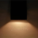 DLA06 6-Pack 2W Low Voltage 2700K/3000K Warm White Integrated LED Outdoor Deck Down Lights Package, 12V LED Step Patio Landscape Lights