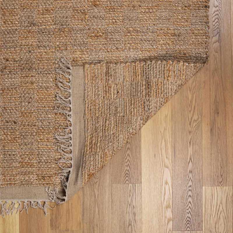 Lonut Lite Checkered Jute Rug