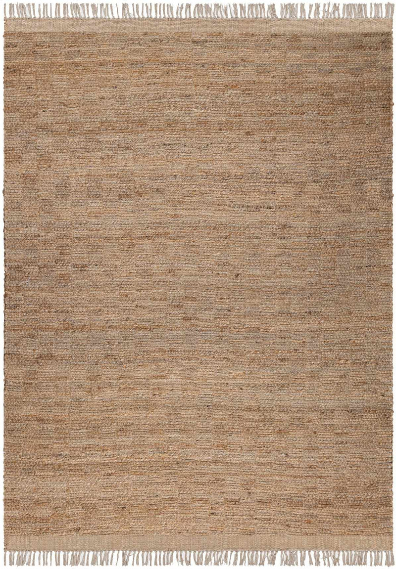 Lonut Lite Checkered Jute Rug