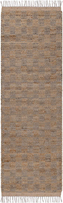 Lonut Checkered Jute Area Rug - Promo
