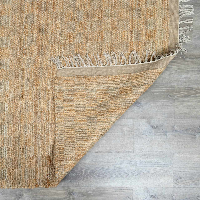 Lonut Lite Checkered Jute Rug