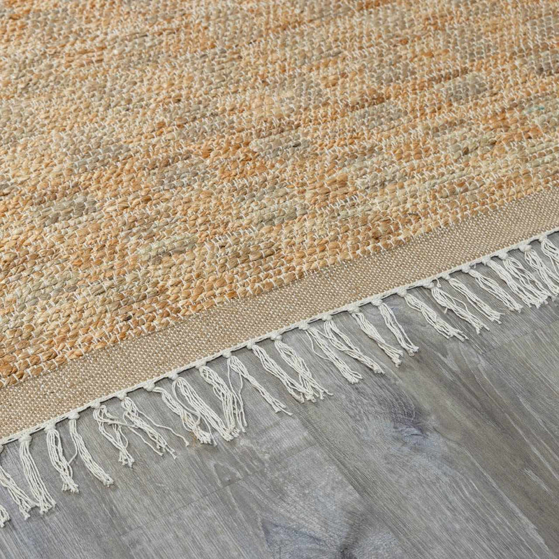 Lonut Lite Checkered Jute Rug