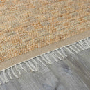 Lonut Checkered Jute Area Rug - Promo