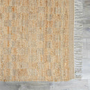 Lonut Checkered Jute Area Rug - Promo