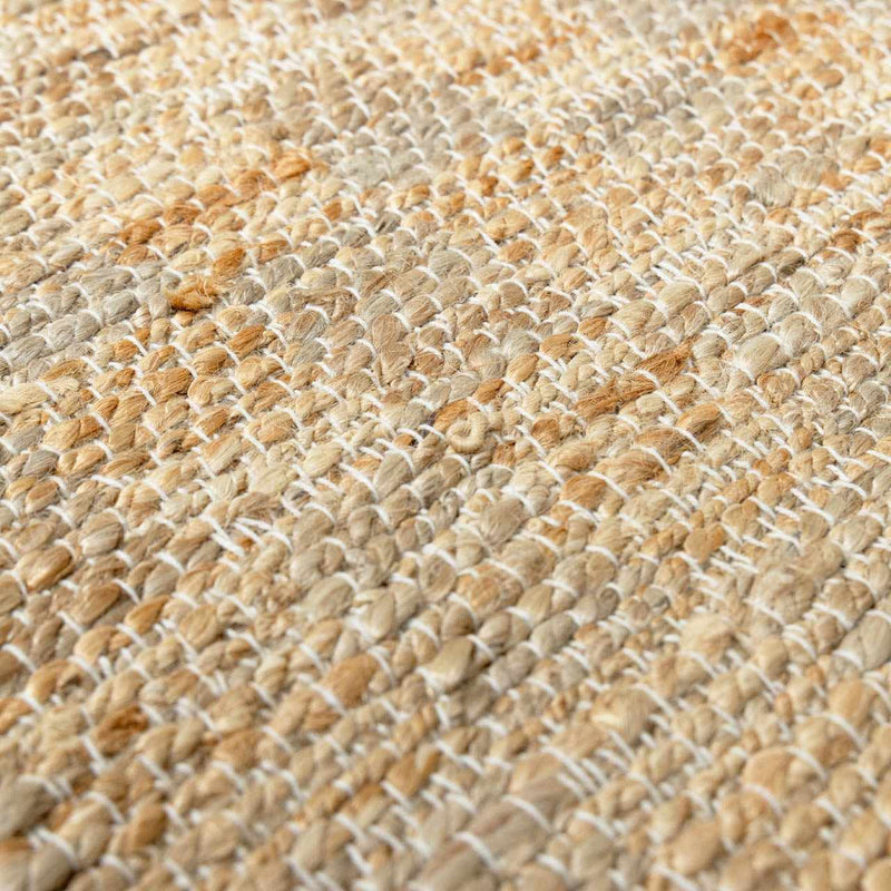 Lonut Lite Checkered Jute Rug