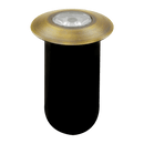 DMB52 1.5W 12V Low Voltage 3000K Warm White Integrated LED Landscape In-ground Brass Waterproof Well Lights Fixture by Kings Outdoor Lighting
