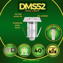 DMS52 3W COB LED 12V Low Voltage Square Top Stainless Steel Waterproof In-Ground Landscape Well Light