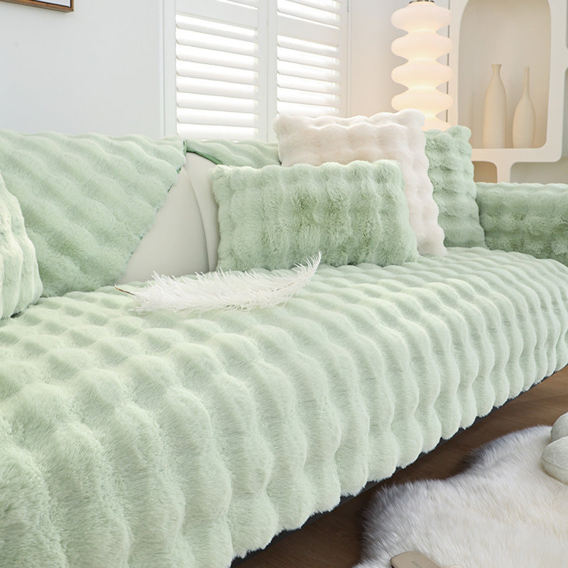 Non-slip Faux Fur Sofa Cover – Super Soft, Fluffy, and Stylish Couch Covers II